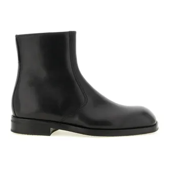 Christophe Lemaire Zipped Ankle Boots - male - Lemaire - Ankle Boots - Black - 10 UK - Shoes