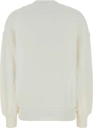 Autry Womens Sweatshirt White Cotton Sweater