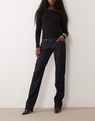 Mango Cait jeans slim in indigo-Blu