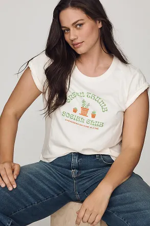 Maeve Evelyn Perfect Cotton Tee by Maeve