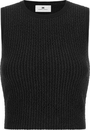 Elisabetta Franchi Mujer, Camisetas, Negro, Talla: XS