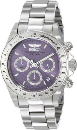 Invicta Speedway Chronograph Violet Dial Stainless Steel Ladies Watch 16656