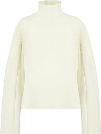 The Row Roll-neck Cashmere Jumper - Dames - Coltruien - Geel - S - Kasjmier - Truien & Vesten