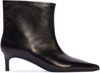 Black Suede Studio Trina 50 Boot in Black Leather at Nordstrom, Size 40