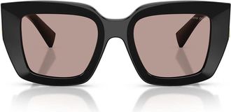 Miu Miu Sunglasses Mub05 S 16 K20 I Black/Light Purple Brown Women