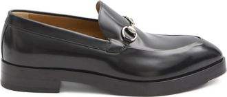 Gucci Black Leather Loafers