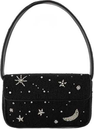 Staud Staud, Tassen, Dames, Zwart, ONE Size, Tommy Beaded Shoulder Bag