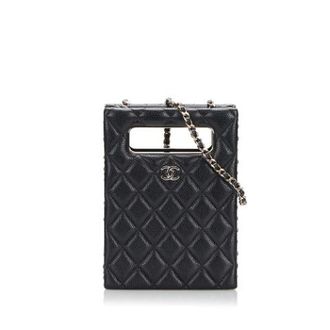 Chanel Pre-owned Avondtas - Dames - Pre-owned - Zwart - Maat: ONE Size Leer