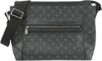Louis Vuitton Pre-owned Odyssee Messenger Monogram Eclipse Schoudertas - Heren - Vintage Schoudertas - Zwart - ONE Size - Vintage