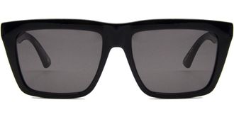 SmartBuy Collection Square Full Rim Plastic Mens Prescription Sunglasses Black Size Standard - SmartBuy Collection