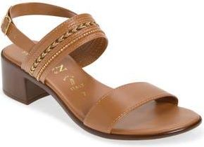 Italian Shoemakers Jenive Block Heel Sandal in Tan at Nordstrom Rack, Size 11