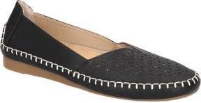 Easy Street Amity Flat in Black Perforated at Nordstrom Rack, Size 6.5