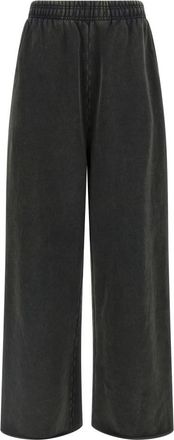 Entire studios Full Sweatpant - Dames - Wijde Broeken - Zwart - 2XS - Katoen - Broeken