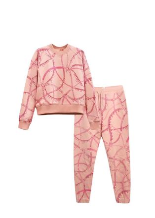 Herm&egrave;s Pink Tresor de Medor Tracksuit Size 42