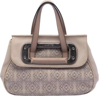 Loewe Pre-owned Satchel - Dames - Vintage Handtas - Beige - ONE Size - Vintage