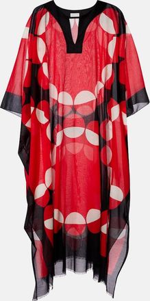 Dries Van Noten Printed cotton kaftan