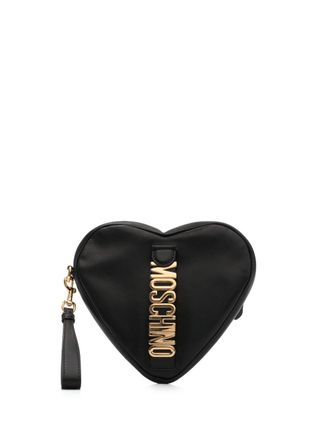 Moschino Clutch a forma di cuore - Nero