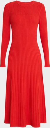 Veronica Beard Nami Knit Midi Dress