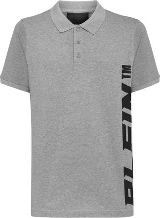 Philipp Plein Polo shirt SS - Heren - Polos - Grijs - 3XL - Katoen - Tops