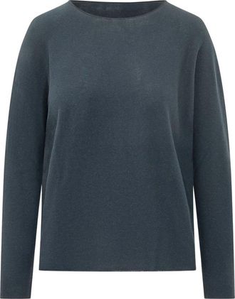 Gran Sasso Trui met lange mouwen - Dames - Ronde hals truien - Blauw - L - Truien & Vesten