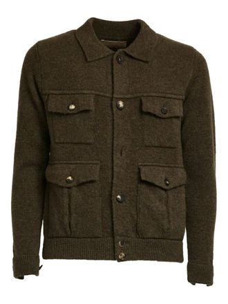 Rakkì buttoned pocket cardigan - Green