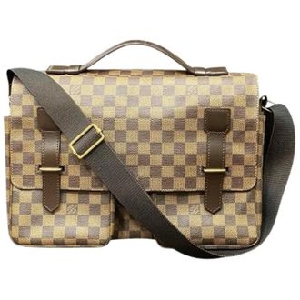 Louis Vuitton Pre-owned Broadway Damier Schoudertas - Heren - Pre-owned - Bruin - Maat: ONE Size