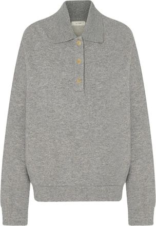 The Row Corzas poloshirt met knopen - Grijs