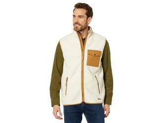 Fj&auml;llr&auml;ven Vardag Pile Fleece Vest Mens Clothing Chalk White/Buckwheat Brown : XL, Polyester/Fleece
