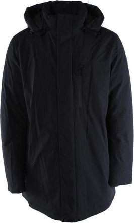 Woolrich Winter Jackets, male, Blue, 2XL, Blue Mountain Stretch Parka Jacket