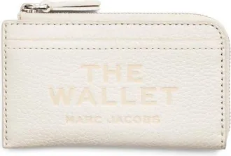 Marc Jacobs The Top Zip Multi Leather Wallet in Cotton at Nordstrom