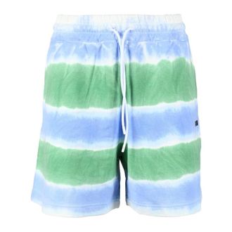 Msgm Msgm, Korte Broeken, Dames, Veelkleurig, S, Katoen, Cotton Bermuda Shorts