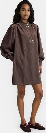 La Redoute Collections Korte gestreepte jurk met lange mouwen
