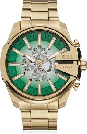 Diesel Mega Chief Slim Horloge - Heren - Horloges - Geel - ONE Size - Accessoires