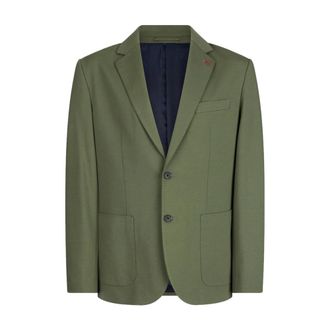 Liu Jo Blazers, male, Green, Size: XS Elegant Jersey Jacket