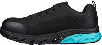 Skechers Womens Glide Step Sr Adilly Shoes In Black/teal