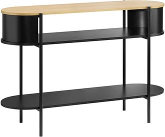 SoBuy Sobuy Consola De Entrada Consola Con Almacenamiento Mueble De Pasillo Multifunci&oacute;n Dise&ntilde;o Industrial Moderno Para Entrada, Sal&oacute;n O Oficina Mueble De M