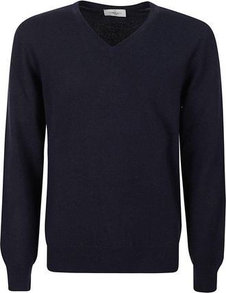 PIACENZA 1733 Regular Fit V-Neck Cashmere Sweater