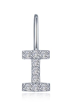 Lafonn Letter Charm Pendant in Silver I at Nordstrom