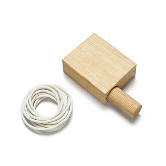 Kvadrat Ready Made Curtain, Aufh&auml;ngevorrichtung, Eiche (100)