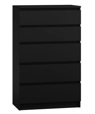 Topeshop Mil&aacute;n C&oacute;moda Contempor&aacute;nea Para Dormitorio/sal&oacute;n/oficina 40x70x109.5 5 Cajones Deslizantes Unidad De Almacenamiento Armario