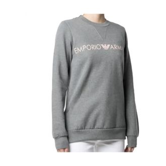 Emporio Armani Moderne Comfortabele Sweatshirt Hoge Kwaliteit Vrouwen Stijl - Dames - Sweatshirts - Grijs - XS - Hoodies & sweatvesten