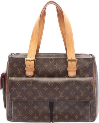 Louis Vuitton Borsa a mano Multipli Cite con monogramma 2005 - Marrone