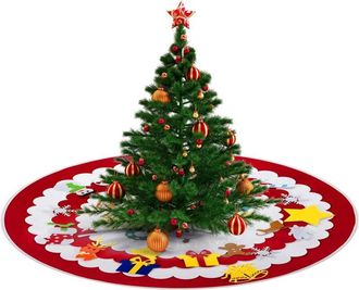 OEM Falda De Fieltro Para &Aacute;rbol De Navidad De 42 Pulgadas: Una Decoraci&oacute;n Festiva Elegante Y Suave Para Tu &Aacute;rbol, Ideal Para Navidad