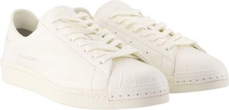 Yohji Yamamoto Unisex Superstar Sneakers - Y-3 Leather White Calfskin Shoes
