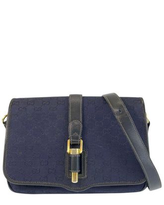 Gucci Vintage Navy Shoulder Bag (Authentic Pre-Loved)