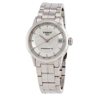 Tissot Luxury Powermatic 80 Silver Dial Ladies Watch T086.207.11.031.10