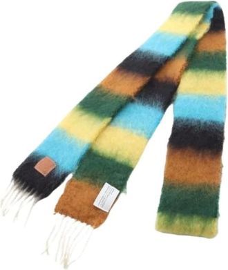 Loewe Pre-owned Scarves, female, Multicolor, Size: ONE SIZE Pre-owned Wool Scarf