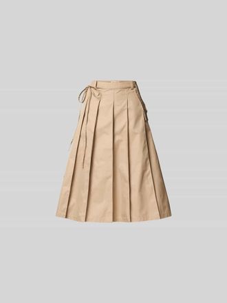 Baum Und Pferdgarten Midirock mit gelegten Falten in Beige, Gr&ouml;&szlig;e 38