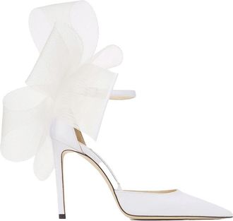 Jimmy Choo London Ladies Latte / Latte Averly 100 Pumps, Brand Size 34.5 ( US Size 4.5 )