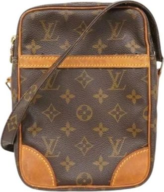 Louis Vuitton Pre-owned Cross Body Bags, female, Brown, Size: ONE SIZE Pre-owned Danube Shoulder Bag